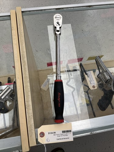 SNAP-ON FHLF80A 3/8" Drive Dual 80 Technology Soft Grip Long Handle Flex 234764