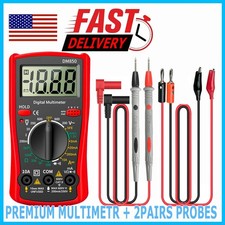 Lcd Digital Multimeter Voltmeter Ammeter Ohmmeter Volt Ac Dc Tester Leads Meter Lcd Digital Multimeter Voltmeter Ammeter Ohmmeter Volt Ac Dc Tester Leads Meter