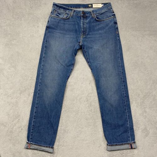 Imogene and Willie Jeans Mens 36x33 Blue Charlie Salvage Red Line Denim USA