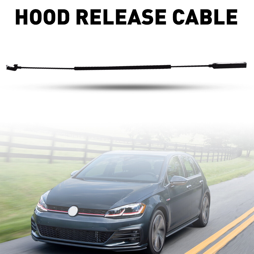 For 2015-2018 VW Volkswagen Golf Sportwagen GTI Hood Latch Lock Release Cable S