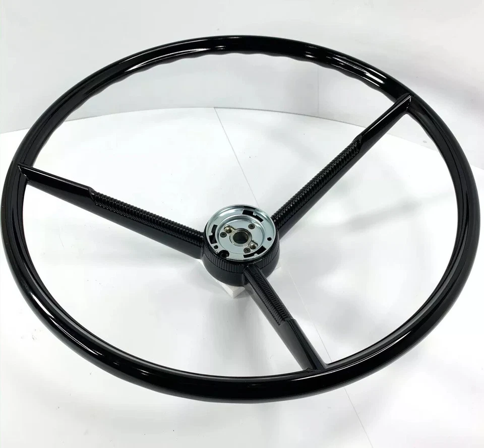 Volante negro brillante para camioneta Ford 1961-1970 y Falcon 1960-1963 Foto 3 de 4