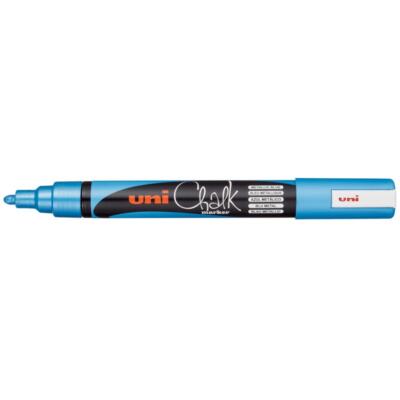 uni-ball Kreidemarker Chalk marker PWE5M, blau metallic