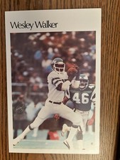 Wesley Walker (Mini Poster) # 25 of 50 NFL 1981 5.5
