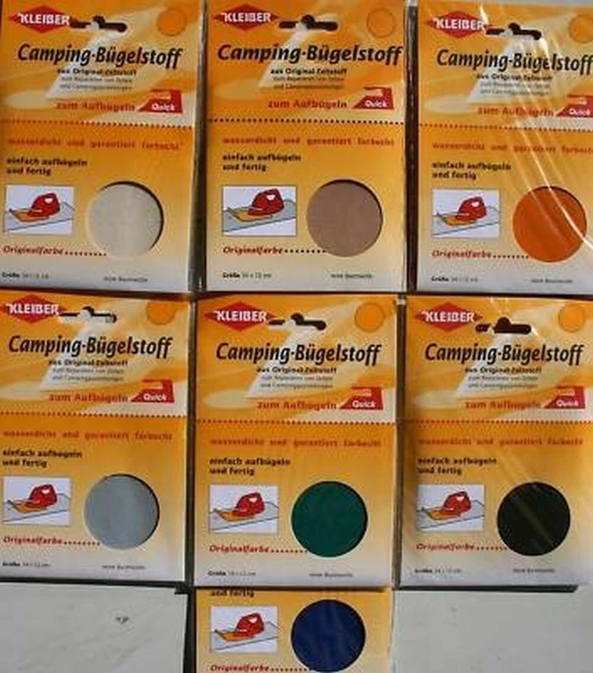 KLEIBER Tela para planchar camping tela para tienda original impermeable