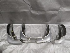 1999-2005 Mazda Miata Nb Splash Guards Mud Flaps Front Rear Set Silver 22v