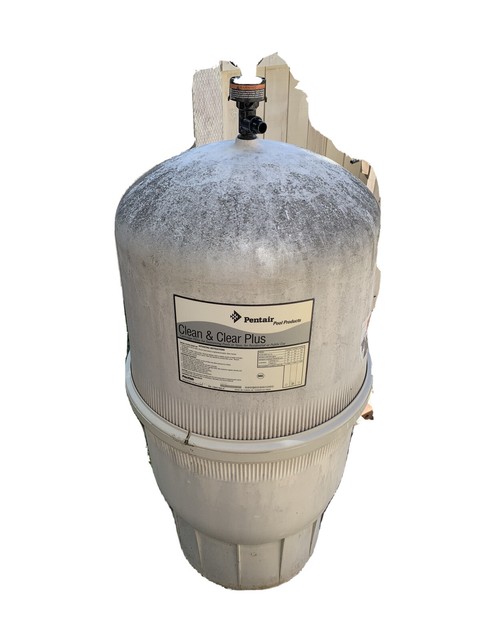 cleaning inground pool filter