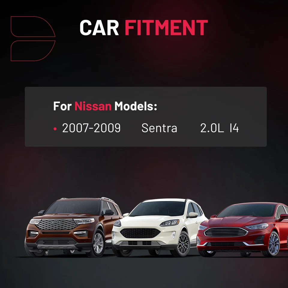 4 высокопроизводительные катушки зажигания 221604014 для 2007-2009 Nissan Sentra 2,0 л l4 - Изображение 3 из 4