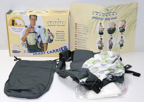 AMAZONAS Babytrage Smart Carrier Tree 0-3 Jahre bis 15 kg, Farbe: Tree/Grün - Bild 2 von 2