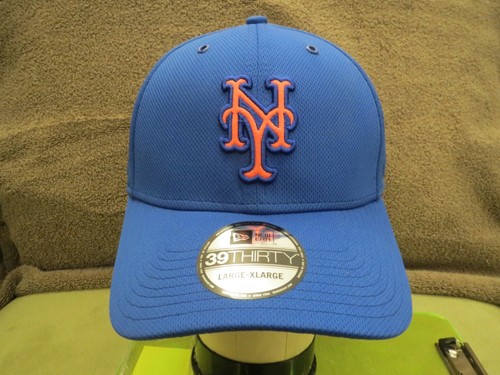 Blue Flex Fit Hat, Orange Logo 