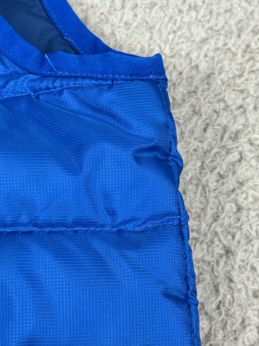 Patagonia Down Sweater Vest Boys XL 14 Blue Quilted Goose Down Puffer Outdoor - Picture 6 of 13