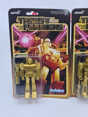 Transformers Optimus Prime & Megatron SUPER7 Reaction Figures