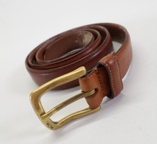 Polo Ralph Lauren Leather Belt 40 Dress Brown Distressed 211840