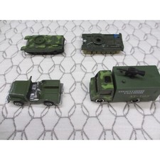 lot-of-4-green-military-trucks-tanks-van-toys-for-child-play