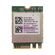 RTL8822BE WiFi + Bluetooth 4.1 NGFF Wireless WLAN Card Sps : 915623-001
