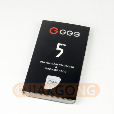 GGS 5th Glass LCD Screen Protector and Sunshade Hood for 5D mark IV