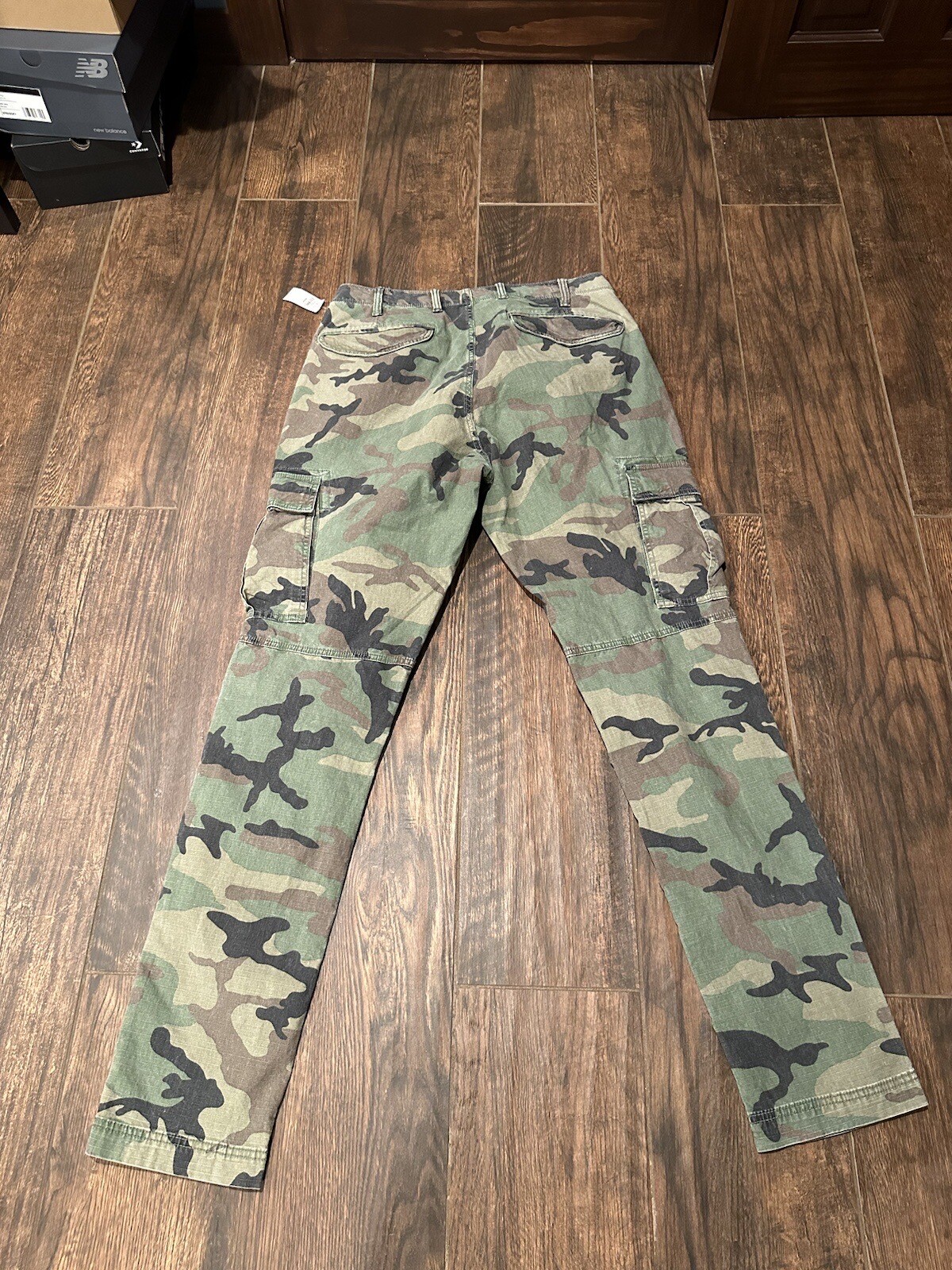 NWT Gap Cargo Camo Pants Mens 36x36 Slim Taper Military Stretch eBay