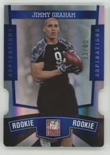 JIMMY GRAHAM 2010 DONRUSS ELITE ASPIRATIONS FOOTBALL ROOKIE SAINTS 33/80