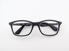 Ray Ban Eyeglasses, Frames Only, RB 7047 5196, 54-17-140, Black, Made In Brazil.