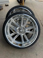 4 New 22 Us Mag Bullet U130 22x9 22x10.5 5x127 5x5 Chevy Gmc Rims Tire