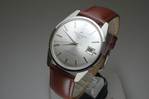Serviced Vintage 1970 JAPAN SEIKO SPORTSMATIC CALENDAR 7625-1980 17J Automatic.