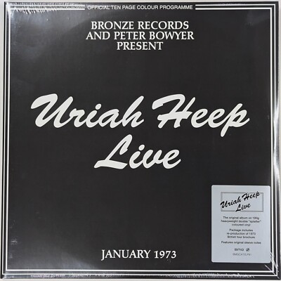 URIAH HEEP Live SEALED 180 Gram limited edition 2LP Splatter Vinyl RSD