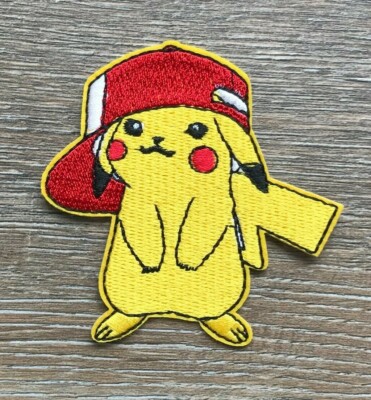 Pokemon Pikachu PATCH Aufnäher Bügelbild Comic Zeichentrick Japan Anime Serie