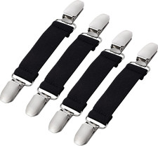 Winter Mitten Clips Elastic Stainless Steel Gloves Clips for Toddler Kids Adults