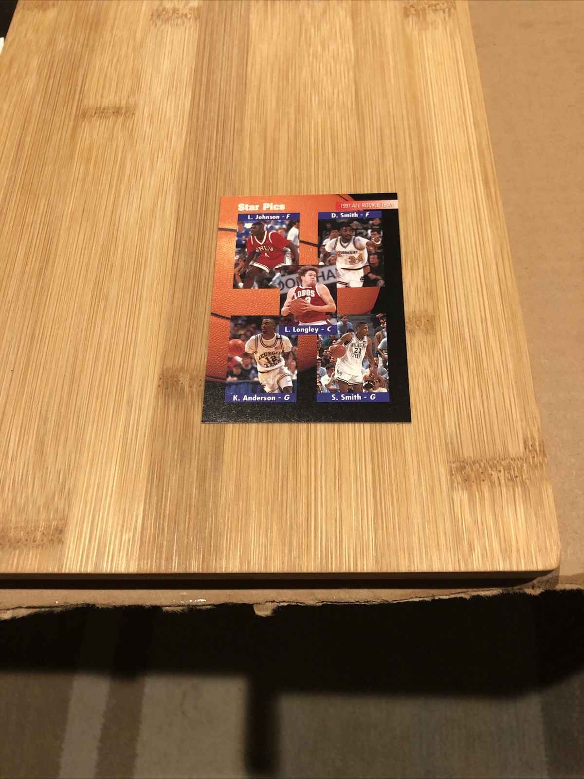 1991 Star Pics #60 All Rookie Team Nm/Mt