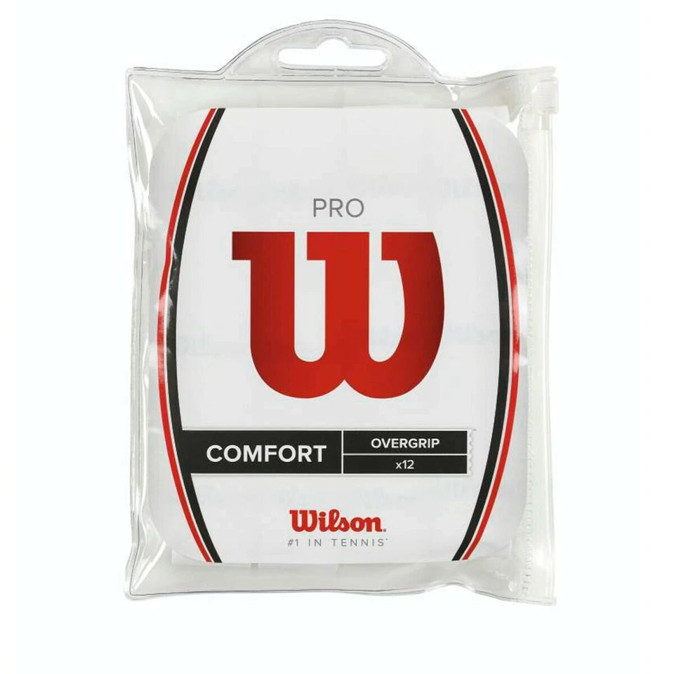 Wilson Pro Comfort Overgrip 12er Pack weiß