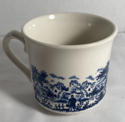 Set Of 2 Vintage CHURCHILL Blue Willow 3 Inch Tall Mugs England | eBay