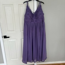 Azazie Purple Lace Bridesmaid Dress