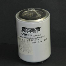Schroeder P10 Spin-On Hydraulic Filter   10 Micron Cellulose Media NEW