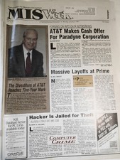 MIS Week, January 2, 1989 MIS Week, January 2, 1989