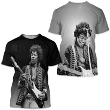 Jimi Hendrix 3D SHIRT hot new shirt short sleeve All sizes S to 45Xl JJ5424