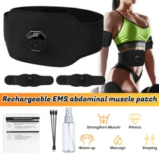 Electric Muscle Toner Machine ABS Toning Belt Simulation Fat Burner Body Shaper