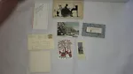1930's +, Lot of 5 Christmas Cards+Hallmark Date Book + 1931 Calendar of Memory