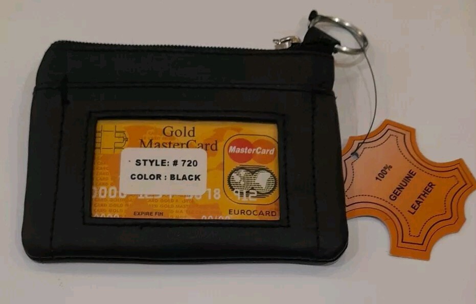 GENUINE COW HIDE LEATHER  KEY / CARD / COIN POUCH   ( 720) image 2