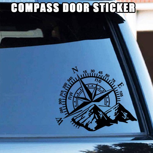 2x Aufkleber Kompass Windrose 60 x 50 cm Camper Wohnmobil Dekor Auto Sticker DE_ - Bild 5 von 19