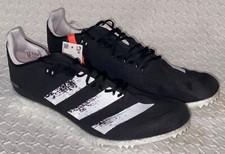 ADIDAS AdiZero Avanti Black Mid Long Distance Track Spike Cleats Shoes Mens 13