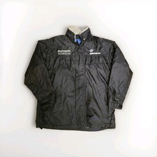 Fuchs Silkolene Electrosyntec Motorcycle Paddock Jacket Lined Black Large