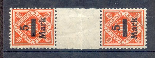 Württemberg 159ZS Intercalare Block MNH Mint (y74982