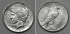 X7430  1921 Peace Dollar, Choice BU