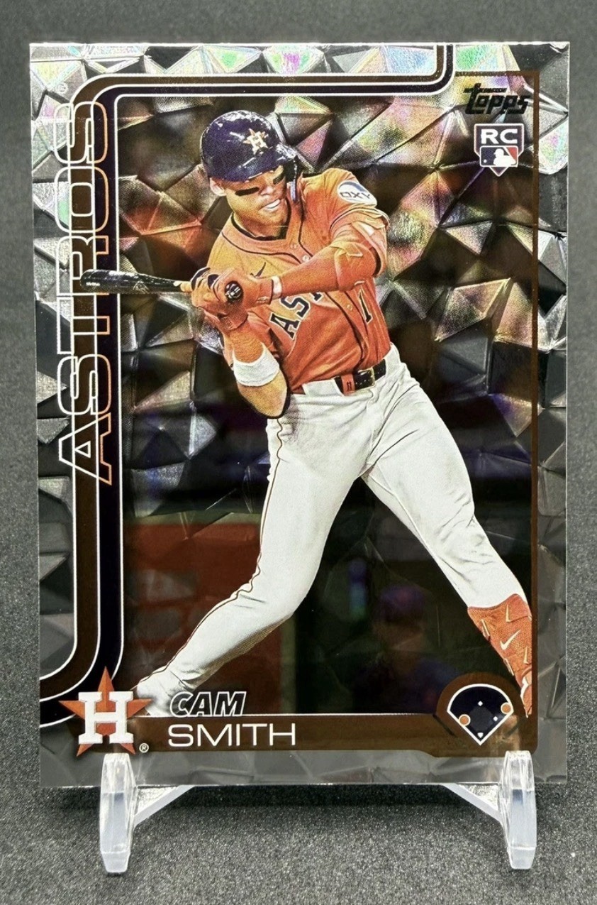 2025 Topps Update Cam Smith Diamante Foil Rookie RC #US298 Houston Astros