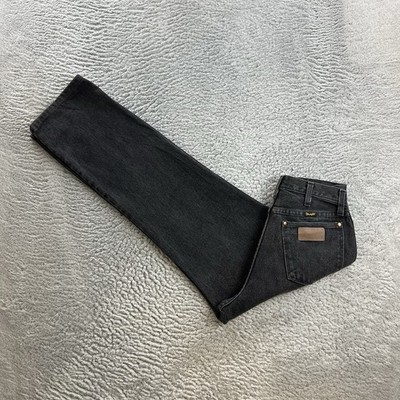 Vintage Wrangler Cowboy Jeans W31 L32 Damen Grau High Rise Tapered Leg USA Made