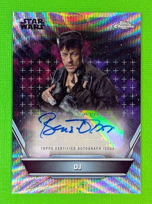 2024 Topps Star Wars Hyperspace - DJ Hyperlanes Auto /25 (Benicio Del Toro) A-BD