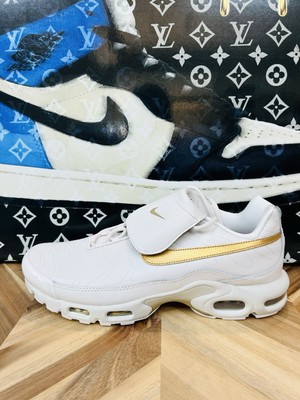 Nike Air Max Plus Tiempo Phantom Metallic Gold HV2541-001 Mens 13 Supreme Soccer
