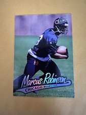 1997 Fleer Ultra Marcus Robinson Rookie Card #284 Chicago Bears RC. rookie card picture