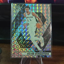 Panini 24-25 Mosaic Victor Wembanyama Spurs Card #31 Silver Prizm Mint