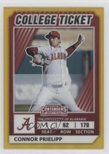 2022 Panini Elite Extra Edition Gold Prizm 7/10 Connor Prielipp #CTO-12 8d2