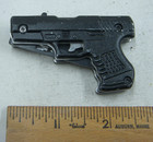 Unbranded Black Mini Gun Shape Single Blade Assisted Locking Knife — photo 2